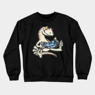 Gaming Gamer Gecko Controller Lizards Crewneck Sweatshirt